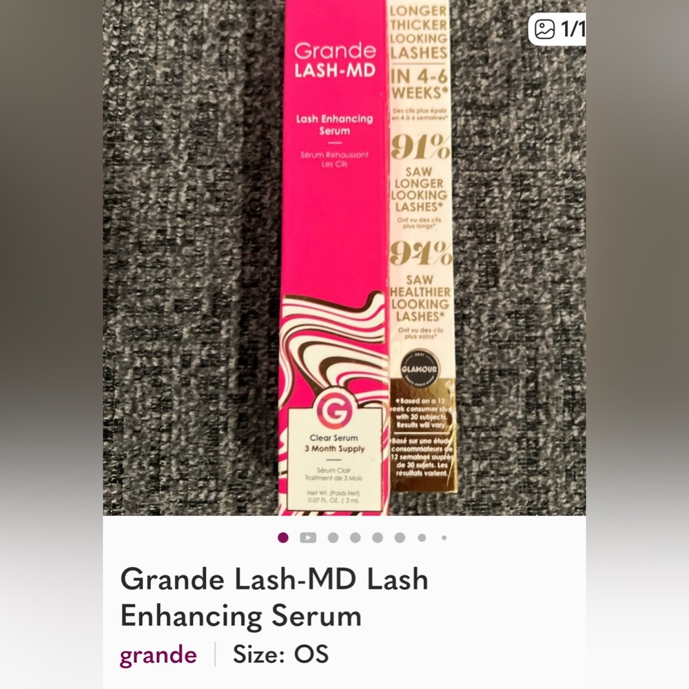 Full size grande lash serum